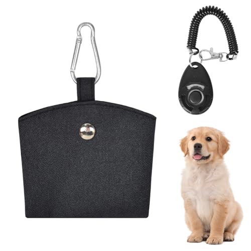 Homirty Hundeleckerli Beutel mit Trainingsklicker, Magnetverschluss Gegen Verschütten, Leckerli Beutel Gürteltasche mit Hüftgurt für Haustier Training Gassi Gehen, Sturdy Tear-Resistant Easy to Clean Homirty Hundeleckerli Beutel mit Trainingsklicker, Magnetverschluss Gegen Verschütten, Leckerli Beutel Gürteltasche mit Hüftgurt für Haustier Training Gassi Gehen, Sturdy Tear-Resistant Easy to Clean von Homirty