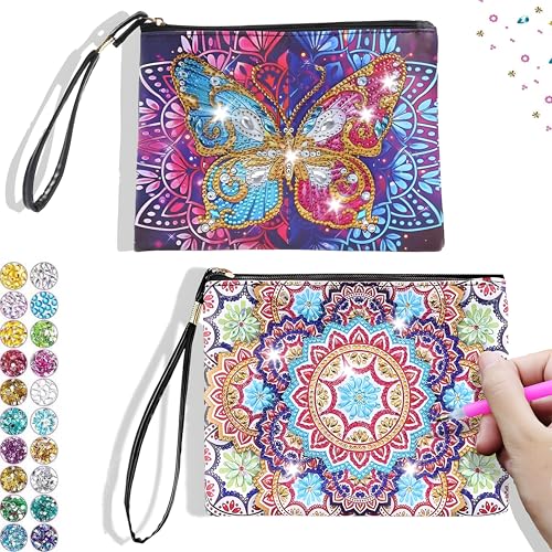 Diamond Painting Kinder Bastelset Geschenk Kosmetiktasche 2 Stück Mädchen Diamant Bilder Geschenke 6 7 8 9 10 11 Jahre Basteln Kleine Diy Geburtstagsgeschenk Kindergeburtstag Teenager Schmetterling Diamond Painting Kinder Bastelset Geschenk Kosmetiktasche 2 Stück Mädchen Diamant Bilder Geschenke 6 7 8 9 10 11 Jahre Basteln Kleine Diy Geburtstagsgeschenk Kindergeburtstag Teenager Schmetterling von Homorro