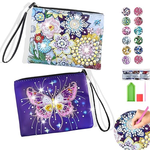 Homorro Diamond Painting Kinder Bastelset Geschenk Kosmetiktasche 2 Stück Mädchen Diamant Bilder Geschenke 6 7 8 9 10 11 Jahre Basteln Kleine Geburtstagsgeschenk Diy Kindergeburtstag Teenager Homorro Diamond Painting Kinder Bastelset Geschenk Kosmetiktasche 2 Stück Mädchen Diamant Bilder Geschenke 6 7 8 9 10 11 Jahre Basteln Kleine Geburtstagsgeschenk Diy Kindergeburtstag Teenager von Homorro