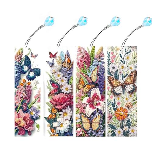 Homorro Diamond Painting Kinder Erwachsene Geschenke Mädchen ab 6 7 8 9 10 11 12 Jahre Geburtstagsgeschenk Diamant Lesezeichen Bastelset Geschenk Kindergeburtstag DIY 5D Diamonds Schmetterling Deko Homorro Diamond Painting Kinder Erwachsene Geschenke Mädchen ab 6 7 8 9 10 11 12 Jahre Geburtstagsgeschenk Diamant Lesezeichen Bastelset Geschenk Kindergeburtstag DIY 5D Diamonds Schmetterling Deko von Homorro