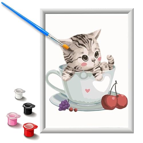 Malen Nach Zahlen Kinder Mit Rahmen Bastelset Basteln für Mädchen ab 5 6 7 8 9 10 11 Jahre DIY Set Bastelsets Kreatives Paint by Numbers Bastel Sachen Bastelsachen Girl Geschenke Geschenk Katze Malen Nach Zahlen Kinder Mit Rahmen Bastelset Basteln für Mädchen ab 5 6 7 8 9 10 11 Jahre DIY Set Bastelsets Kreatives Paint by Numbers Bastel Sachen Bastelsachen Girl Geschenke Geschenk Katze von Homorro