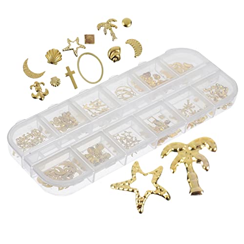 3 Box Nagelkunst Maniküre Nägel Für Aufkleber Ornament Nageldekor Nagelversorgung Nagelschmuck Nagel Klebriger Nagelabziehbilder Dekorate Legierung Golden 3 Box Nagelkunst Maniküre Nägel Für Aufkleber Ornament Nageldekor Nagelversorgung Nagelschmuck Nagel Klebriger Nagelabziehbilder Dekorate Legierung Golden von Homoyoyo