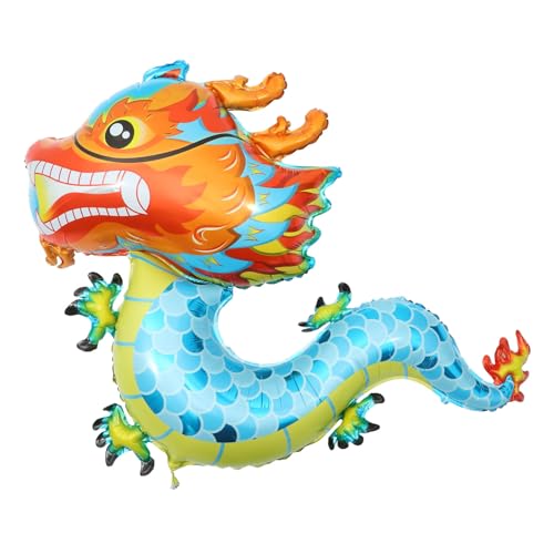 Homoyoyo 1-5 Stück Chinesische Drachen Folienballons Aus Aluminiumfolie - Perfekte Dekoration Für Neujahrsfeiern Frühlingsfeste Geburtstagsfeiern Und Hochzeiten von Homoyoyo