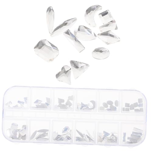 Homoyoyo 1 Karton DIY Nail Art Charms Fächer mit Flachen Ab Glas strasssteinen Langlebige Nageldekorationen für Maniküre Funkelnde Bastelsteine Nail Art Zubehör Homoyoyo 1 Karton DIY Nail Art Charms Fächer mit Flachen Ab Glas strasssteinen Langlebige Nageldekorationen für Maniküre Funkelnde Bastelsteine Nail Art Zubehör von Homoyoyo