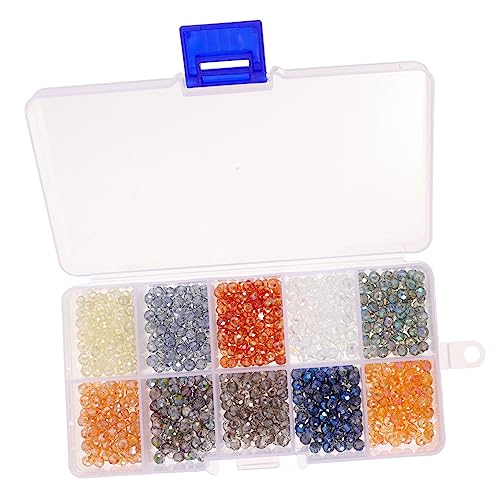 Homoyoyo 1 Karton Glasperlen für Schmuckherstellung DIY Bastelperlen Glatt und Hautfreundlich für Armbänder und Kreative Projekte von Homoyoyo