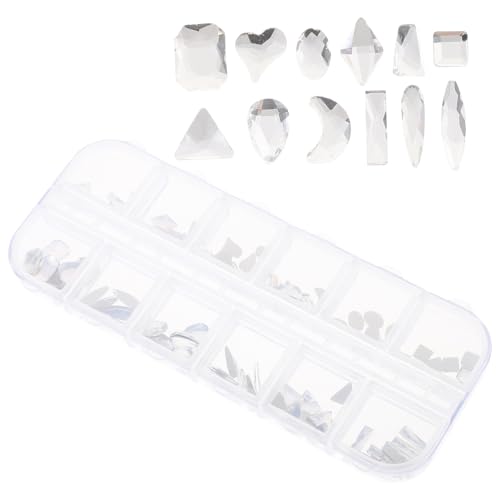 Homoyoyo 1 Karton Nail Art Charms Fächer DIY Strasssteine Flatback Glitzersteine für Maniküre Basteln Nageldesigns Zubehör Kreative Nailart Schmucksteine Homoyoyo 1 Karton Nail Art Charms Fächer DIY Strasssteine Flatback Glitzersteine für Maniküre Basteln Nageldesigns Zubehör Kreative Nailart Schmucksteine von Homoyoyo