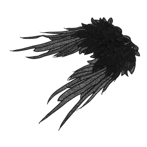 Homoyoyo 1 Paar Engelsflügel Schmuck Engel Wings Aufnäher basteln Zubehör Pailletten-Engelsflügelapplikation Halloween Stoff DIY Patch DIY-Aufnäher zum Aufnähen Polyestergarn Schwarz Homoyoyo 1 Paar Engelsflügel Schmuck Engel Wings Aufnäher basteln Zubehör Pailletten-Engelsflügelapplikation Halloween Stoff DIY Patch DIY-Aufnäher zum Aufnähen Polyestergarn Schwarz von Homoyoyo