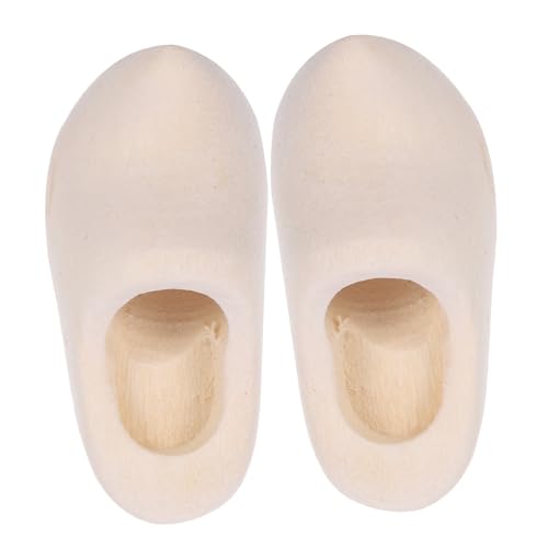 Homoyoyo 1 Paar Mini Holzschuhe für Puppenhaus Diy Klompen Schlüsselanhänger Unvollendete Miniatur Holzschuhe für Kreative Bastelarbeiten und Hausdekoration Homoyoyo 1 Paar Mini Holzschuhe für Puppenhaus Diy Klompen Schlüsselanhänger Unvollendete Miniatur Holzschuhe für Kreative Bastelarbeiten und Hausdekoration von Homoyoyo