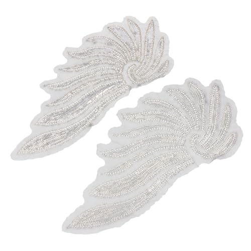 Homoyoyo 1 Paar Sew Wing Patches für Kleidung Trendige Applikationen mit Feinen Details für DIY Projekte Langlebig Attraktiv Homoyoyo 1 Paar Sew Wing Patches für Kleidung Trendige Applikationen mit Feinen Details für DIY Projekte Langlebig Attraktiv von Homoyoyo