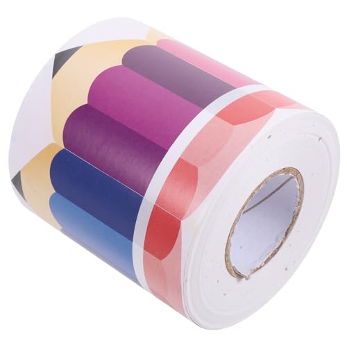 Homoyoyo 1 Rolle Aufkleber-Set Vinyl Pinnwand Dekorationen Kindergarten-Tafelaufkleber trim scrapbooking sticker paper klebeband buntstifte Grenzaufkleber auswechselbare Randleiste Papier Homoyoyo 1 Rolle Aufkleber-Set Vinyl Pinnwand Dekorationen Kindergarten-Tafelaufkleber trim scrapbooking sticker paper klebeband buntstifte Grenzaufkleber auswechselbare Randleiste Papier von Homoyoyo