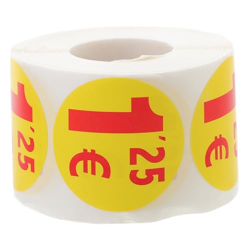 Homoyoyo 1 Rolle Aufkleber einzelhandel preisschild werbung klein Etikett klebrig Vinyl Papier Supermarktversorgung preisgünstige Abziehbilder von Homoyoyo
