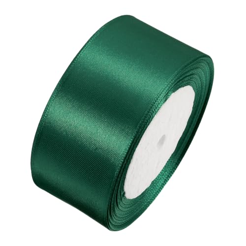 Homoyoyo 1 Rolle Breites Dunkelgrünes Geschenkband für Hochzeitsdekorationen Bastelprojekte und Diy Arrangements von Homoyoyo