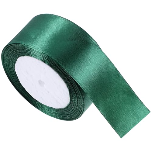 Homoyoyo 1 Rolle Breites Dunkelgrünes Polyester Geschenkband für Diy Handarbeiten Hochzeitsdekoration Geschenkverpackung und Bastelprojekte Lange für und Partys von Homoyoyo