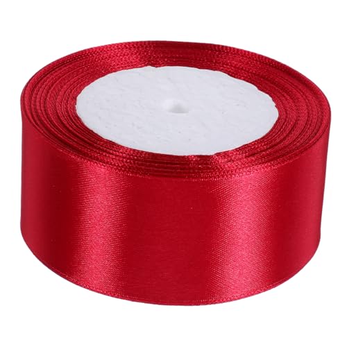 Homoyoyo 1 Rolle Breites Geschenkband aus Polyester Weinrot für Hochzeiten Geburtstagsgeschenke Diy Bastelprojekte und Dekorationen Strapazierfähiges Dekorationsband von Homoyoyo