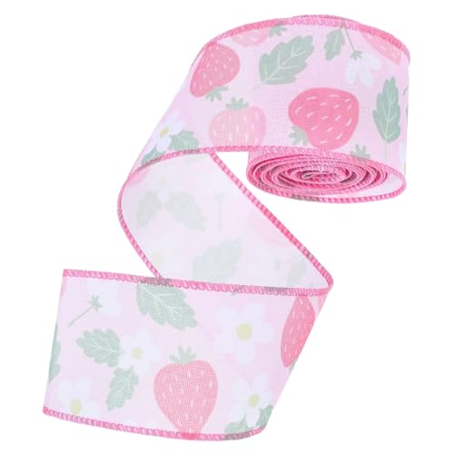 Homoyoyo 1 Rolle Erdbeerbandschleife Erdbeerbänder Für Heimwerker Breites Band Zum Basteln Geburtstagsband Bastelbänder Geschenkverpackungswerkzeuge Erdbeerbänder Aus Polyester Homoyoyo 1 Rolle Erdbeerbandschleife Erdbeerbänder Für Heimwerker Breites Band Zum Basteln Geburtstagsband Bastelbänder Geschenkverpackungswerkzeuge Erdbeerbänder Aus Polyester von Homoyoyo