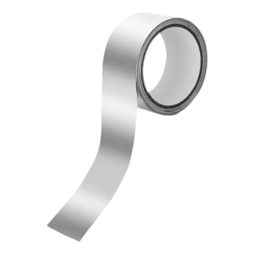 Homoyoyo 1 Rolle Folienband Hochtemperaturband Isoliert Wickeln Klebrig Gewebereparaturband Fenster Leitfähig Trockner-entlüftungsband Klebeband Aus Metall Aluminiumfolie Silver von Homoyoyo