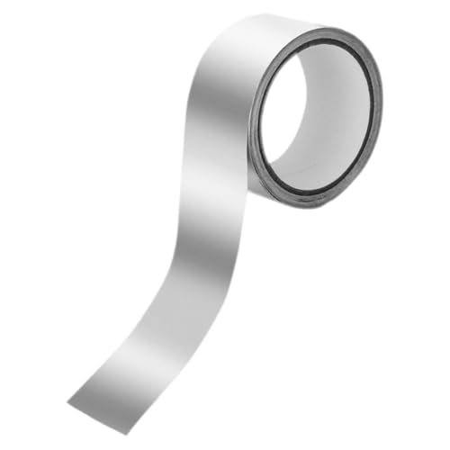 Homoyoyo 1 Rolle Folienband Leitfähig Fenster Isoliert Gewebereparaturband Hochtemperaturband Wickeln Klebrig Trockner-entlüftungsband Klebeband Aus Metall Aluminiumfolie Silver von Homoyoyo