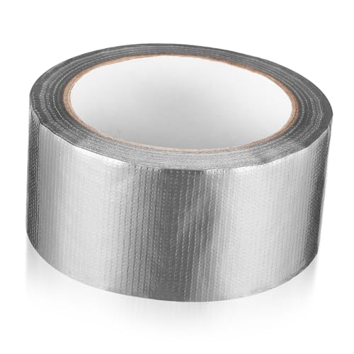 Homoyoyo 1 Rolle Klebeband abdichtungsband werkzeugkästen Rissreparaturband Lecksuchband werkzeugkasten Zweck Teppich Gewebeband für Kleidung Reparaturband für Schläuche Mullfaser Silver von Homoyoyo