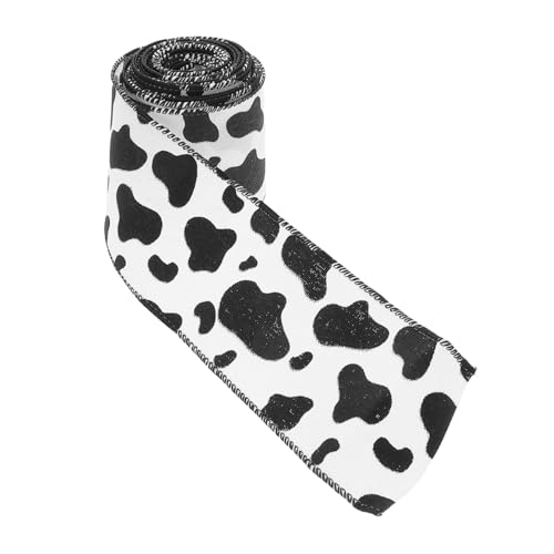 Homoyoyo 1 Rolle Kuhdruck Bastelband mit Drahtkante Yards für Diy Kunsthandwerk und Dekorationen Tiermotiv für Projekte Homoyoyo 1 Rolle Kuhdruck Bastelband mit Drahtkante Yards für Diy Kunsthandwerk und Dekorationen Tiermotiv für Projekte von Homoyoyo