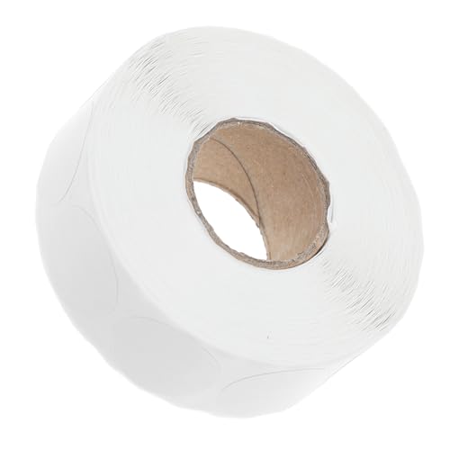 Homoyoyo 1 Rolle Polka Dot Label-Aufkleber klassenzimmer aufkleber Kreisaufkleber zum Ausdrucken klare Aufkleber für Etiketten Herzaufkleber Masse Aufkleber aus beschichtetem Papier Weiß von Homoyoyo