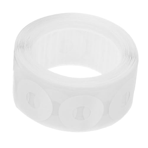 Homoyoyo 1 Rolle Reparaturaufkleber losenblatt Lochaufkleber aus Papier Bindemittel -Loch -Reparaturaufkleber Lochverstärker aus Papier Hefterlochschutz Lochetiketten Hefter Locher PVC Weiß von Homoyoyo
