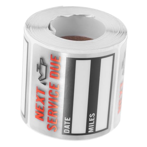 Homoyoyo 1 Rolle Reparaturetikettenaufkleber Aufkleber für Wartungsetiketten Aufkleber mit Wartungsservice-Etikett Auto-Aufkleber Autoaufkleber Aufkleber für den Ölwechselservice Papier Homoyoyo 1 Rolle Reparaturetikettenaufkleber Aufkleber für Wartungsetiketten Aufkleber mit Wartungsservice-Etikett Auto-Aufkleber Autoaufkleber Aufkleber für den Ölwechselservice Papier von Homoyoyo