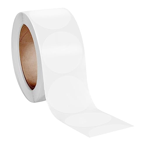 Homoyoyo 1 Rolle Runde Selbstklebende Etiketten für Verpackung pro Rolle Transparent für Aufbewahrung und Bastelprojekte von Homoyoyo