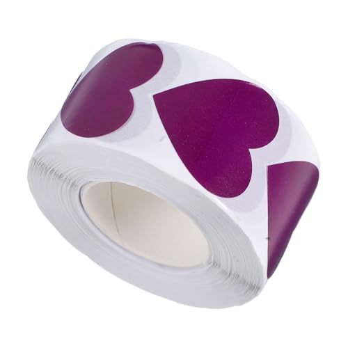 Homoyoyo 1 Rolle Selbstklebende Etiketten für Valentinstag Kreative Dekoration für Scrapbooking Umschläge und Verpackungen Rolle von Homoyoyo