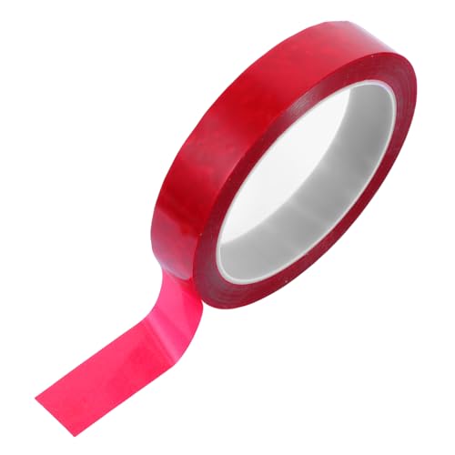 Homoyoyo 1 Rolle Sicherheitsband Versandband, robust Verpackungsklebeband manipulationssichere Aufkleber manipulationsbeweis auf Band Klebeband für Verpackungskartons das Haustier rot von Homoyoyo