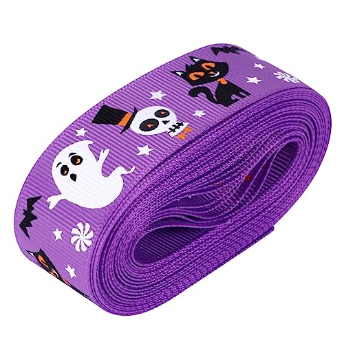 Homoyoyo 1 Rolle Verpackung Band Funkeln Dekoration Farbig Seidig Wickelband Halloween-ripsband Für Basteln Blumenwickband Geschenkbänder Dekoratives Band Polyester Violett Homoyoyo 1 Rolle Verpackung Band Funkeln Dekoration Farbig Seidig Wickelband Halloween-ripsband Für Basteln Blumenwickband Geschenkbänder Dekoratives Band Polyester Violett von Homoyoyo