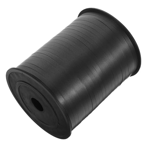 Homoyoyo 1 Rolle Yards Schwarzes Curling Ribbon für Ballons Dekorative Geschenkband für Hochzeiten Partys Blumenarrangements und Diy Projekte Vielseitige Dekoration von Homoyoyo