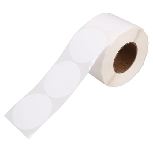Homoyoyo 1 Rolle runde Aufkleber Kreis Drucken Sie Etikettenaufkleber runden geformt rundes Etikett Versandetiketten gesteckt Aufkleberdruckerpapier Klebeetikett selbstklebendes Papier Weiß Homoyoyo 1 Rolle runde Aufkleber Kreis Drucken Sie Etikettenaufkleber runden geformt rundes Etikett Versandetiketten gesteckt Aufkleberdruckerpapier Klebeetikett selbstklebendes Papier Weiß von Homoyoyo
