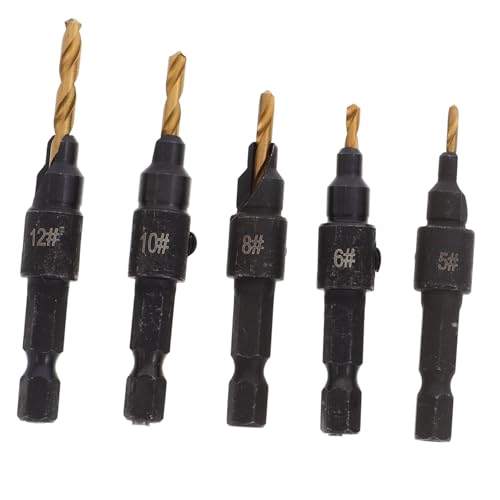 Homoyoyo 1 Satz Bohrset Bohrerwerkzeug Für Die Holzbearbeitung Drill -kit Bausatz Bohrer Bohrer Splitterbohrer Holzbearbeitungswerkzeug Holzspalter-bohrer Bohrer Stahl Golden Homoyoyo 1 Satz Bohrset Bohrerwerkzeug Für Die Holzbearbeitung Drill -kit Bausatz Bohrer Bohrer Splitterbohrer Holzbearbeitungswerkzeug Holzspalter-bohrer Bohrer Stahl Golden von Homoyoyo