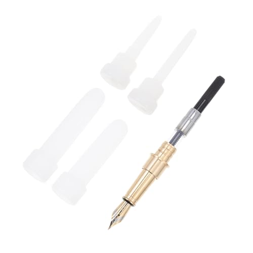 Homoyoyo 1 Satz DIY Silikonform für Füllfederhalter mit Brass Pen Refill und Anleitung Kreative Epoxidharz Gießform für Bastelprojekte und von Homoyoyo