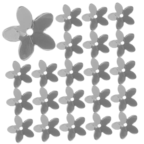 Homoyoyo 1 Satz Dekorative Blüten Pailletten PVC Silberne DIY Näh Pailletten für Handwerk Kleidung und Hochzeitsdekoration Wiederverwendbar und Vielseitig Einsetzbar Homoyoyo 1 Satz Dekorative Blüten Pailletten PVC Silberne DIY Näh Pailletten für Handwerk Kleidung und Hochzeitsdekoration Wiederverwendbar und Vielseitig Einsetzbar von Homoyoyo
