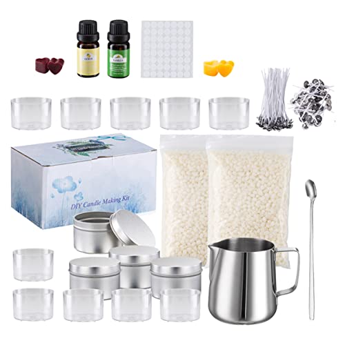 Homoyoyo 1 Satz Duftkerzenset Kerzenformen Zubehör für die Kerzenherstellung Werkzeug zum Basteln von Kerzen Sojabohnenwachs-Schmelzbecher DIY-Kerzenmaterial DIY Candle Kit Rostfreier Stahl Homoyoyo 1 Satz Duftkerzenset Kerzenformen Zubehör für die Kerzenherstellung Werkzeug zum Basteln von Kerzen Sojabohnenwachs-Schmelzbecher DIY-Kerzenmaterial DIY Candle Kit Rostfreier Stahl von Homoyoyo