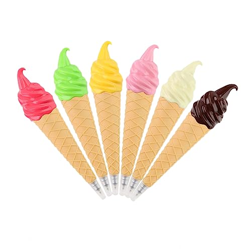 Homoyoyo 1 Satz Eiscreme Kugelschreiber Bunte Schreibstifte Eisförmige Kulis Für Schule Büro Party Schüler Kreative Stifte Mit Hochwertiger 6 Stück Homoyoyo 1 Satz Eiscreme Kugelschreiber Bunte Schreibstifte Eisförmige Kulis Für Schule Büro Party Schüler Kreative Stifte Mit Hochwertiger 6 Stück von Homoyoyo