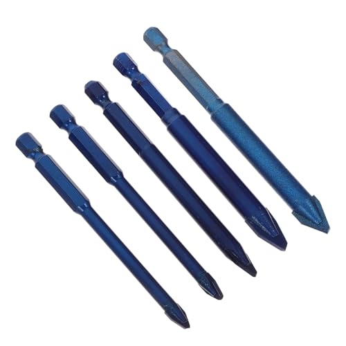Homoyoyo 1 Satz Exzenterbohrer Zentrierbohrer Bohrer Für Stein Steinbohrer Für Beton Fliesen-bit Bohrer Zum Bohren Von Wänden Tiles Metallbohrer Für Beton Bohrmaschine Wolframkarbid 5 Stück von Homoyoyo