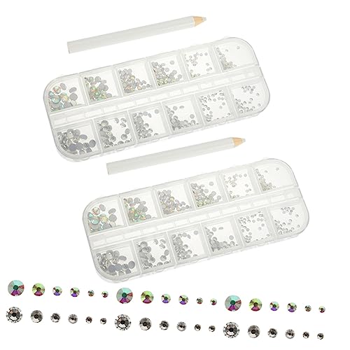 Homoyoyo 1 Satz Flache Strasssteine für Nageldesign Dekorationen Geeignet für DIY Nagelkunst Langlebig und Finish für Ihre Maniküre Homoyoyo 1 Satz Flache Strasssteine für Nageldesign Dekorationen Geeignet für DIY Nagelkunst Langlebig und Finish für Ihre Maniküre von Homoyoyo