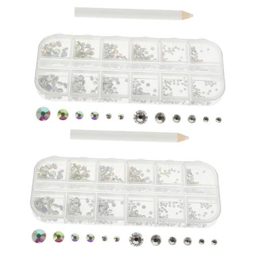 Homoyoyo 1 Satz Flache Strasssteine für Nagelkunst aus Dekorationen für DIY Nailart Ab Farben und Punkt Stiften Langlebig und Glänzend Homoyoyo 1 Satz Flache Strasssteine für Nagelkunst aus Dekorationen für DIY Nailart Ab Farben und Punkt Stiften Langlebig und Glänzend von Homoyoyo