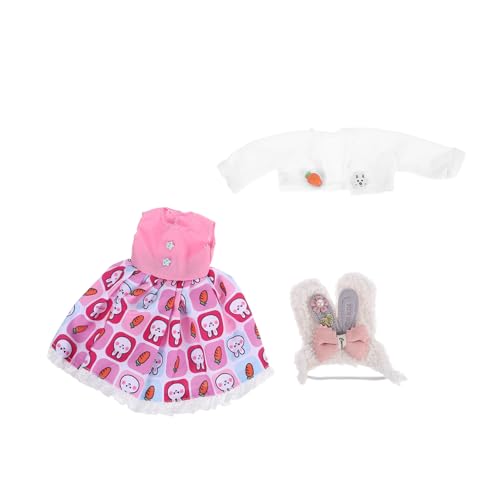 Homoyoyo 1 Satz Gemeinsame Puppenkleidung Bjd-Puppenkörper bjd Puppen Kleidung Zubehör für Babypuppen BJD Dolls Kleid Puppenkostüm selber Machen Babypuppen -Outfits kurzer Plüsch von Homoyoyo