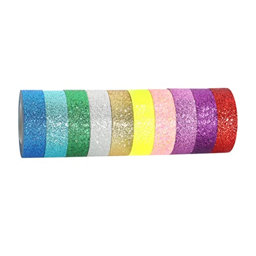 Homoyoyo 1 Satz Glitzerband Funkeln Neon Sammelklebeband Dekorativ Kunst Maskierung Breites Klebeband Dekorband Abdeckband Für Art.-nr Schmücken Bußgeld Maske Farbig Japanisches Papier Homoyoyo 1 Satz Glitzerband Funkeln Neon Sammelklebeband Dekorativ Kunst Maskierung Breites Klebeband Dekorband Abdeckband Für Art.-nr Schmücken Bußgeld Maske Farbig Japanisches Papier von Homoyoyo