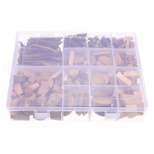 Homoyoyo 1 Satz Kindergartenkinder Diy Holzwerkzeuge Familie Dekoration Bausatz Holzscheiben Handbemalte Logscheiben Holzbausteine ​​selber Machen Diy Naturholzscheibe Brown von Homoyoyo