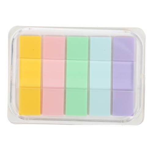 Homoyoyo 1 Satz Klebezettel Haftnotizen Selbstklebende Bunte Index Tabs für Studierende Büro und Zuhause Praktische Lesehilfen für Effektives Lernen und Arbeiten von Homoyoyo