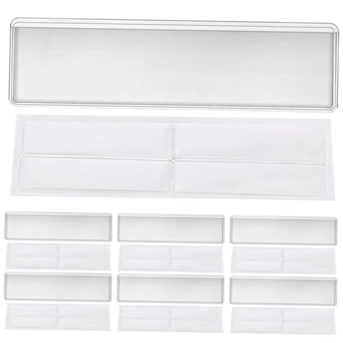 1 Satz Klebstoffetikett Etiketten klebrige Karteikartentaschen selbstklebende Karteikarteninhaber Klebebrikeberhalter selbstklebende Karteikartentaschen PVC Weiß 1 Satz Klebstoffetikett Etiketten klebrige Karteikartentaschen selbstklebende Karteikarteninhaber Klebebrikeberhalter selbstklebende Karteikartentaschen PVC Weiß von Homoyoyo