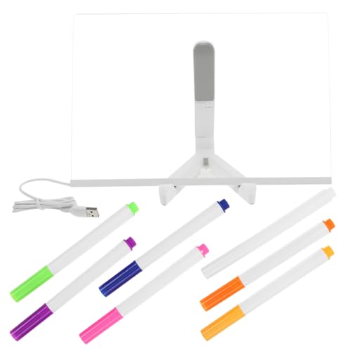 Homoyoyo 1 Satz Led -handschriftbrett Zeichenbrett Mit Led-beleuchtung Led-nachrichtenschreibtafel Led Sign Note Board Menü -board Schreibscheibe Aufleuchten Malbrett Transparent Stoff Homoyoyo 1 Satz Led -handschriftbrett Zeichenbrett Mit Led-beleuchtung Led-nachrichtenschreibtafel Led Sign Note Board Menü -board Schreibscheibe Aufleuchten Malbrett Transparent Stoff von Homoyoyo
