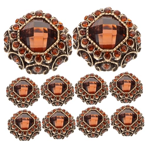 Homoyoyo 1 Satz Metallknöpfe Kleidungsstück Nähen Knopf Befestigen Jacke Befestigung Ersatzknöpfe Diy Kleidung Versorgung Kleiderverschlüsse Kleidung Diy Knöpfe Zinklegierung 10 Stück von Homoyoyo