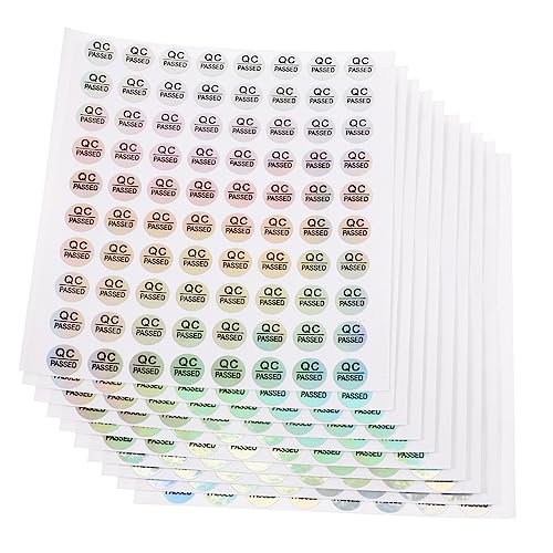 Homoyoyo 1 Satz Pass-tag Farbiger Aufkleber Bestanden Etiketten Für Inventaraufkleber Statusgeprüfte Tags Tag-aufkleber Versand Von Qc-tags Qc Übergebene Tags Pvc Selbstklebend 1600 Stück Homoyoyo 1 Satz Pass-tag Farbiger Aufkleber Bestanden Etiketten Für Inventaraufkleber Statusgeprüfte Tags Tag-aufkleber Versand Von Qc-tags Qc Übergebene Tags Pvc Selbstklebend 1600 Stück von Homoyoyo