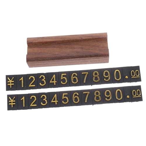 Homoyoyo 1 Satz Preisschild Schilder für Verkäufer Stichworte Etikettenständer Gruß Etiketten Aufkleber Anzeige Display-Tags für den Einzelhandel Etikett Label Counter Top Ständer Plastik von Homoyoyo