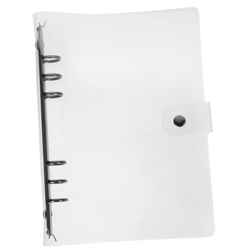 Homoyoyo 1 Satz Ringbuch Hülle PVC Notebook Cover mit Design Dokumenten Organizer Weich und Schmutzabweisend für Notizen und Persönliche Planer von Homoyoyo
